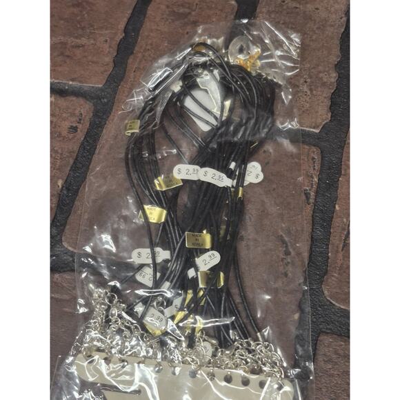 Vintage Y2k Mood Ring Style Charm Necklace Random Lot Of 12 - Picture 6 of 6